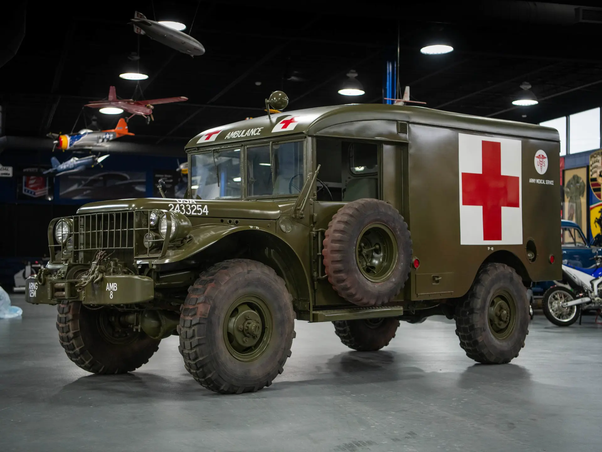 1953 Dodge M43 3/4-Ton Military Ambulance sold for $12,880