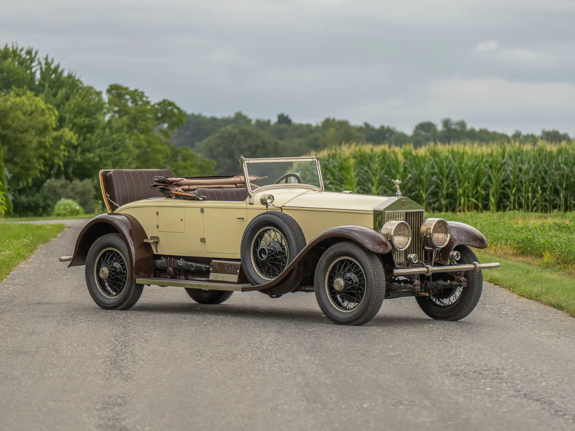 1927 Rolls-Royce Phantom I Piccadilly Roadster in the style of Rolls-Royce Custom Coach Work sold for $110,000