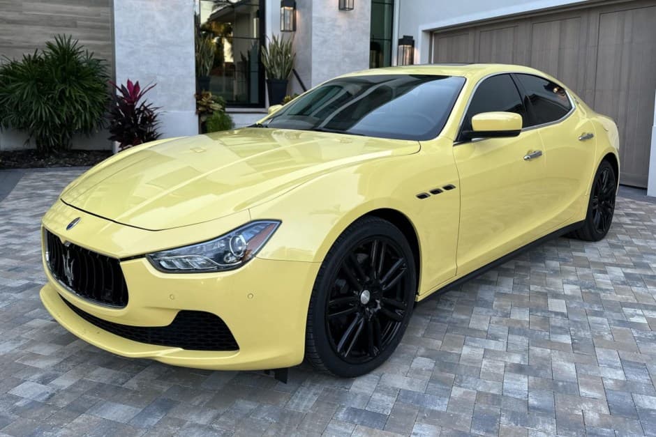 2014 Maserati Ghibli sold for $24,000