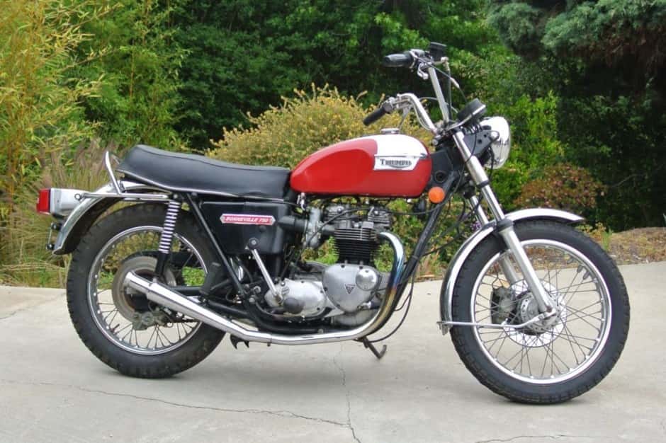 1976 Triumph Bonneville T140 sold for $5,100