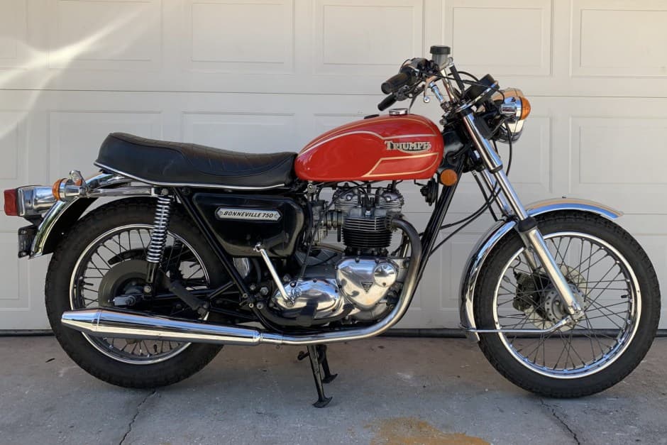 1978 Triumph Bonneville T140 sold for $6,500