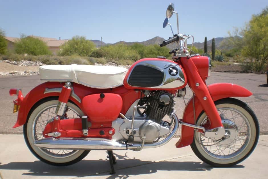 1962 Honda Dream, CB77 Super Hawk, & CL77 Scrambler sold for $8,200