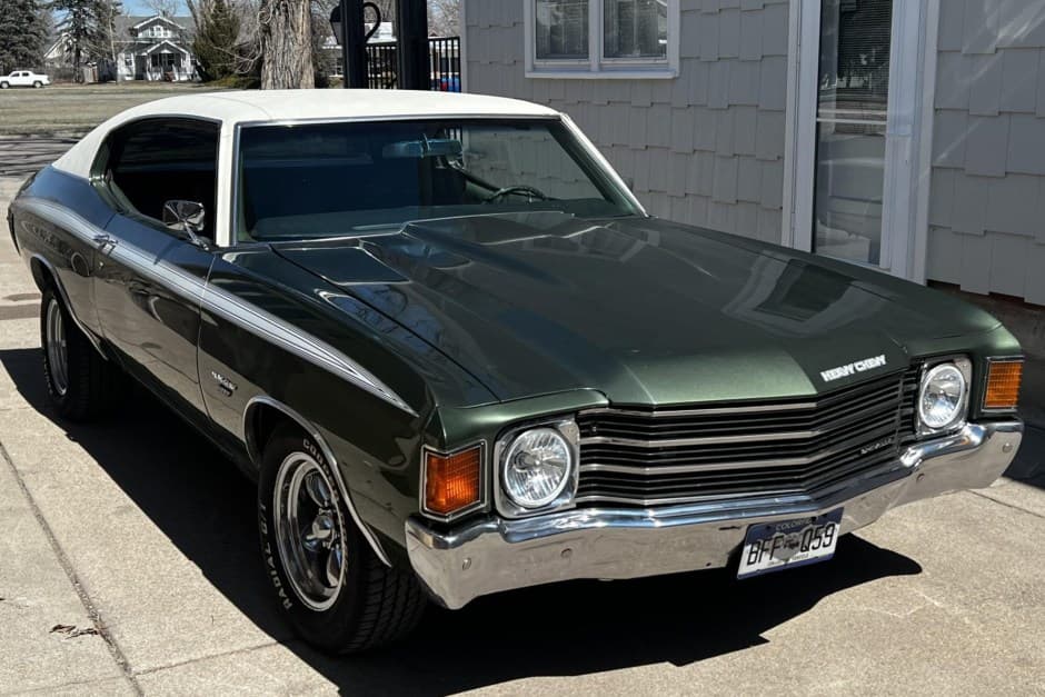 1972 Chevrolet Chevelle sold for $22,000