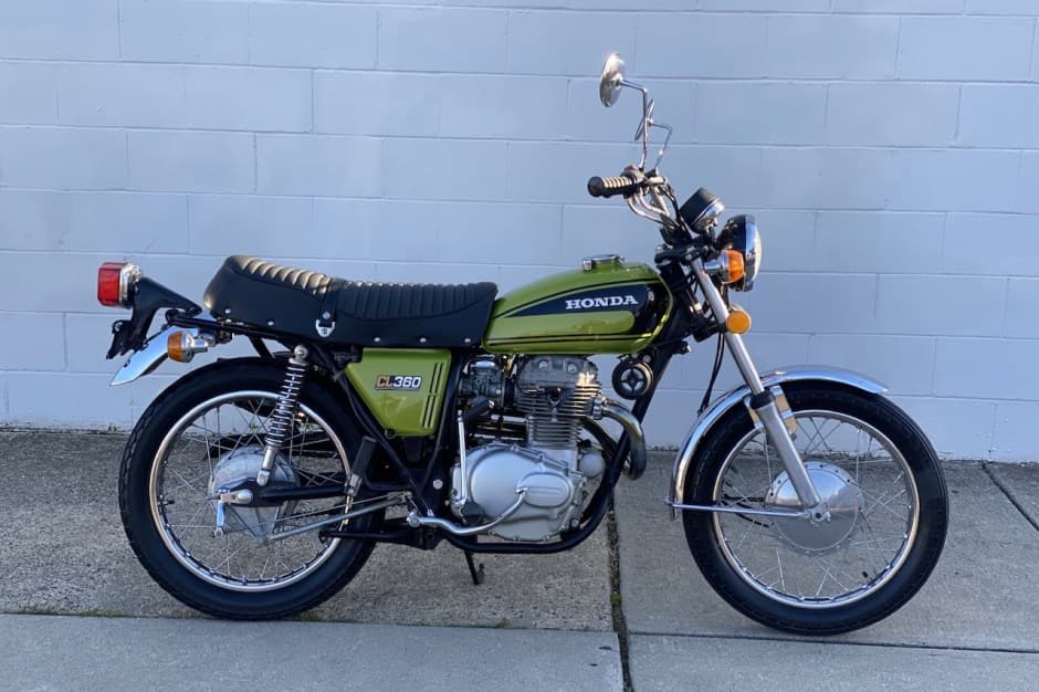 1974 Honda CB360 & CL360 sold for $4,748