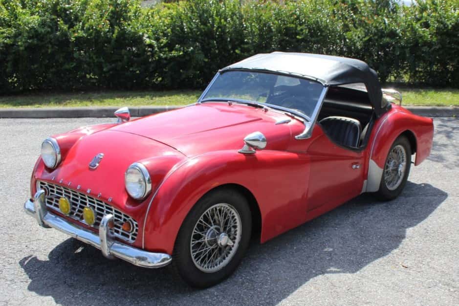 1958 Triumph TR3 sold for $6,000