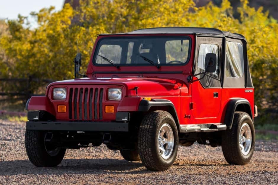 1987 Jeep Wrangler YJ (1987-1995) sold for $18,500