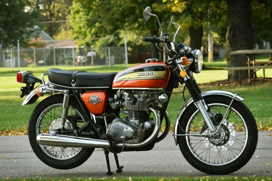 1974 Honda CB450, CL450, & CB500 Twin sold for $4,000