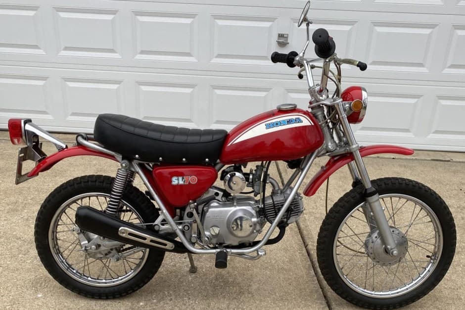 1972 Honda SL Motosport sold for $6,500