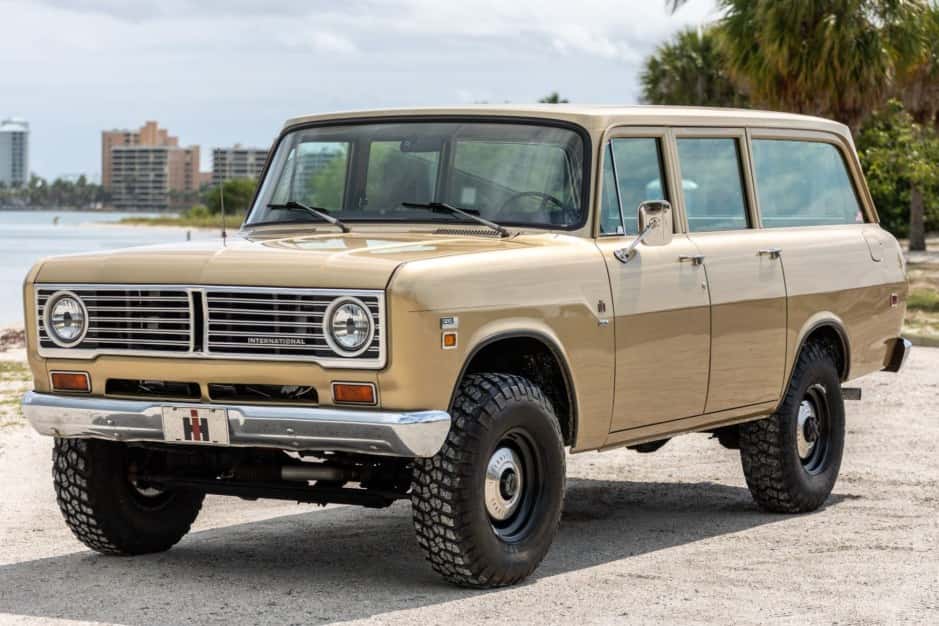 1972 International Harvester Travelall sold for $56,055