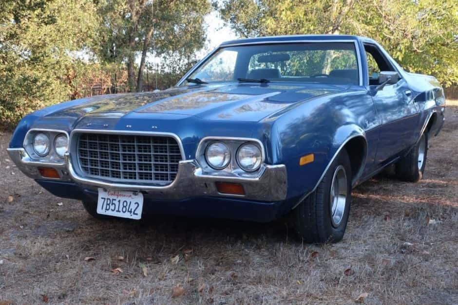 1972 Ford Ranchero sold for $9,100