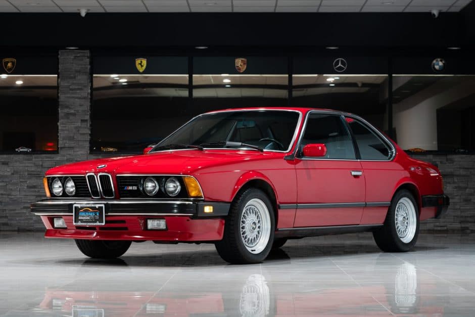 1987 BMW E24 M6 & M635CSi sold for $78,277