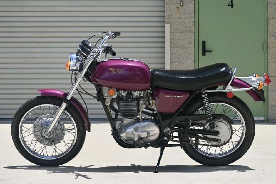 1972 BSA Gold Star sold for $4,500