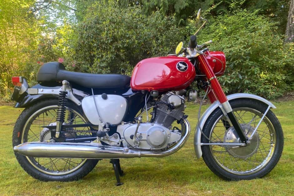 1966 Honda Dream, CB77 Super Hawk, & CL77 Scrambler sold for $3,200