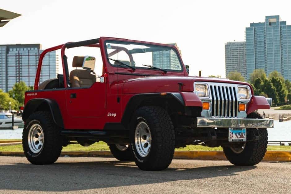1994 Jeep Wrangler YJ (1987-1995) sold for $11,700