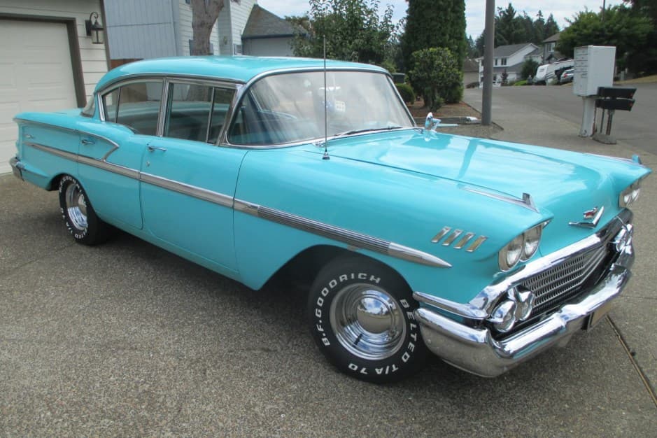 1958 Chevrolet Bel Air sold for $20,000