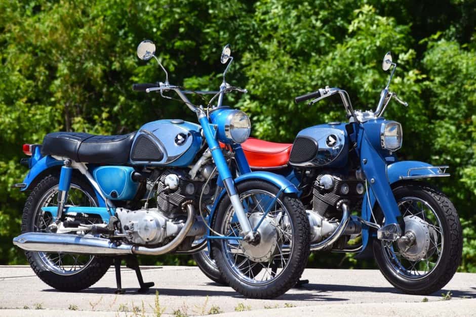 1966 Honda Dream, CB77 Super Hawk, & CL77 Scrambler sold for $4,200
