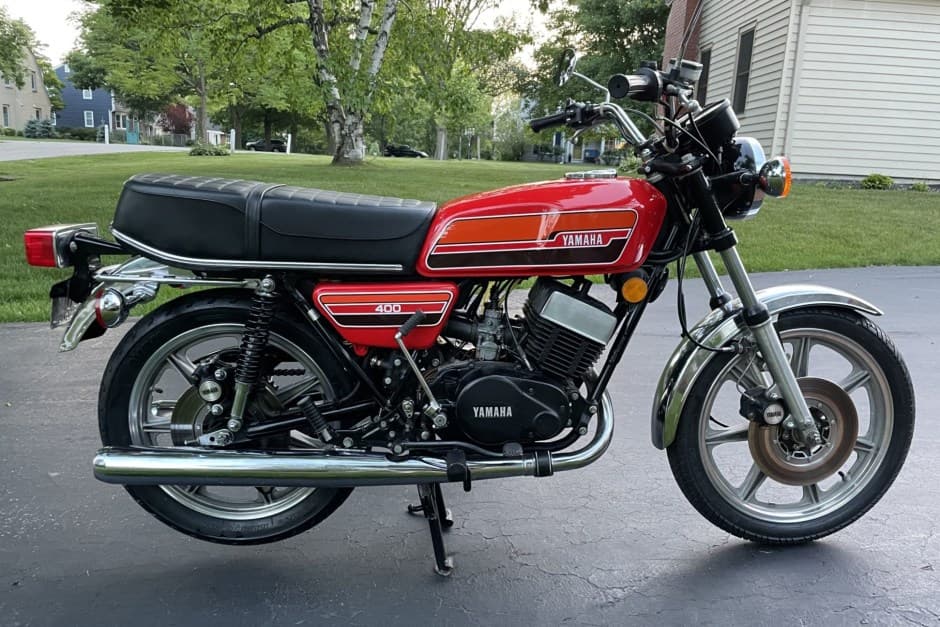 1976 Yamaha RD sold for $8,600