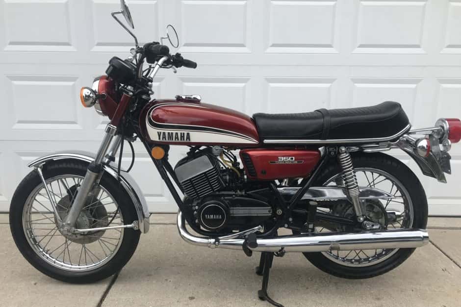 1973 Yamaha RD sold for $6,300