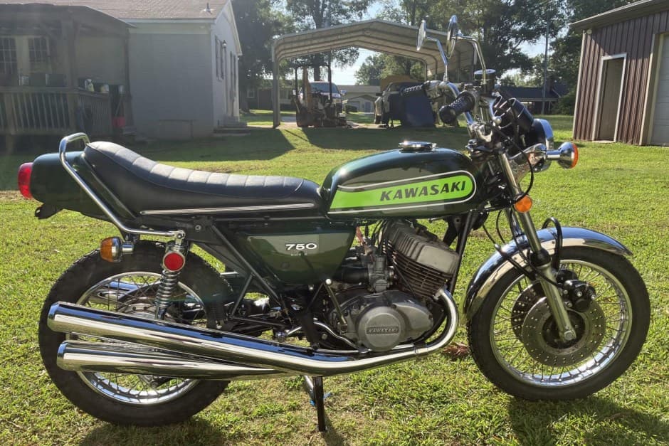1974 Kawasaki H2 Mach IV sold for $12,300