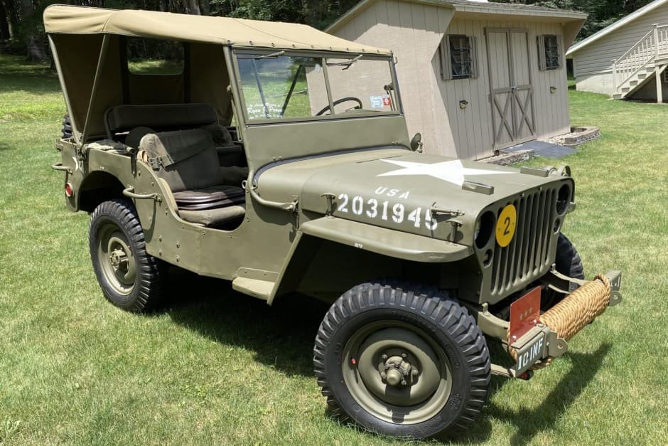 1945 Willys MB sold for $21,500