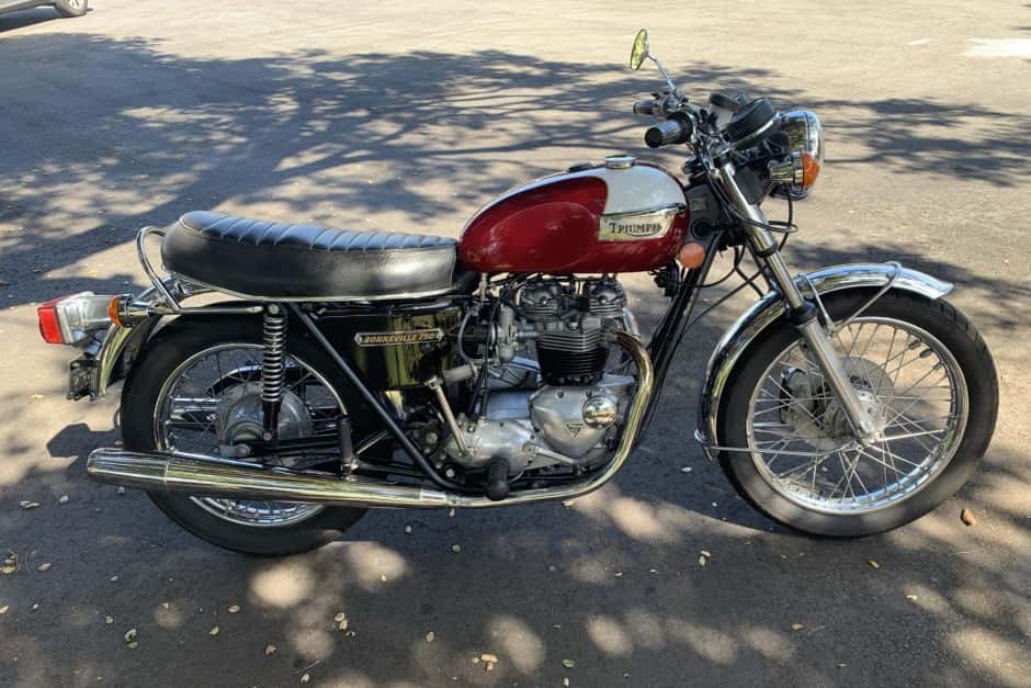 1974 Triumph Bonneville T140 sold for $6,000