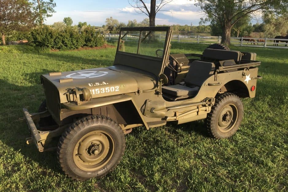 1942 Willys MB sold for $22,250