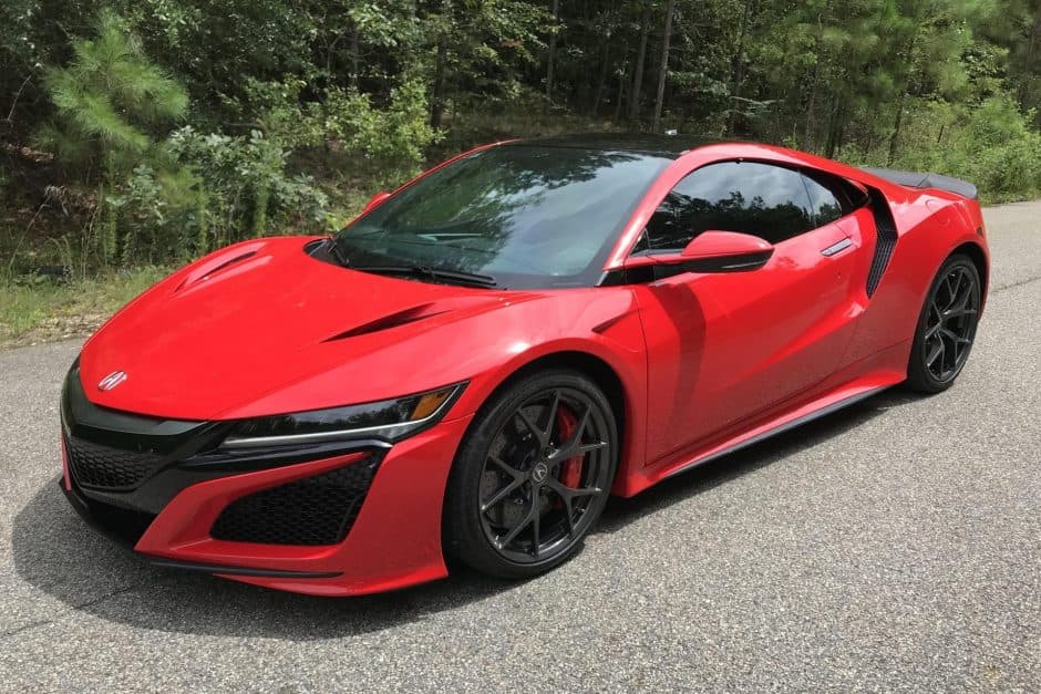 2018 Acura NSX NC1 sold for $132,000