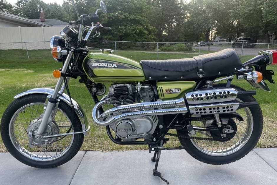 1974 Honda CB360 & CL360 sold for $6,100