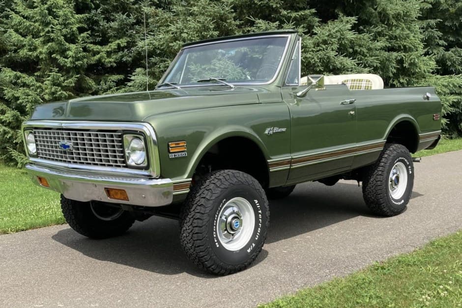 1972 Chevrolet K5 Blazer 1969-1972 sold for $110,000