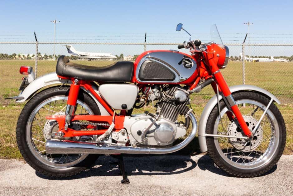 1964 Honda Dream, CB77 Super Hawk, & CL77 Scrambler sold for $8,000