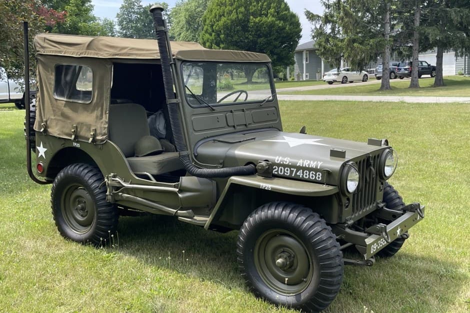 1950 Willys M38 sold for $18,500
