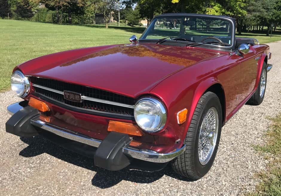 1974 Triumph TR6 sold for $13,852