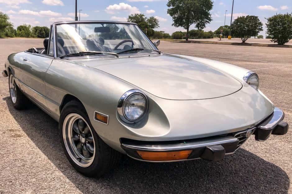 1974 Alfa Romeo 105/115 Spider Series 2 sold for $14,250