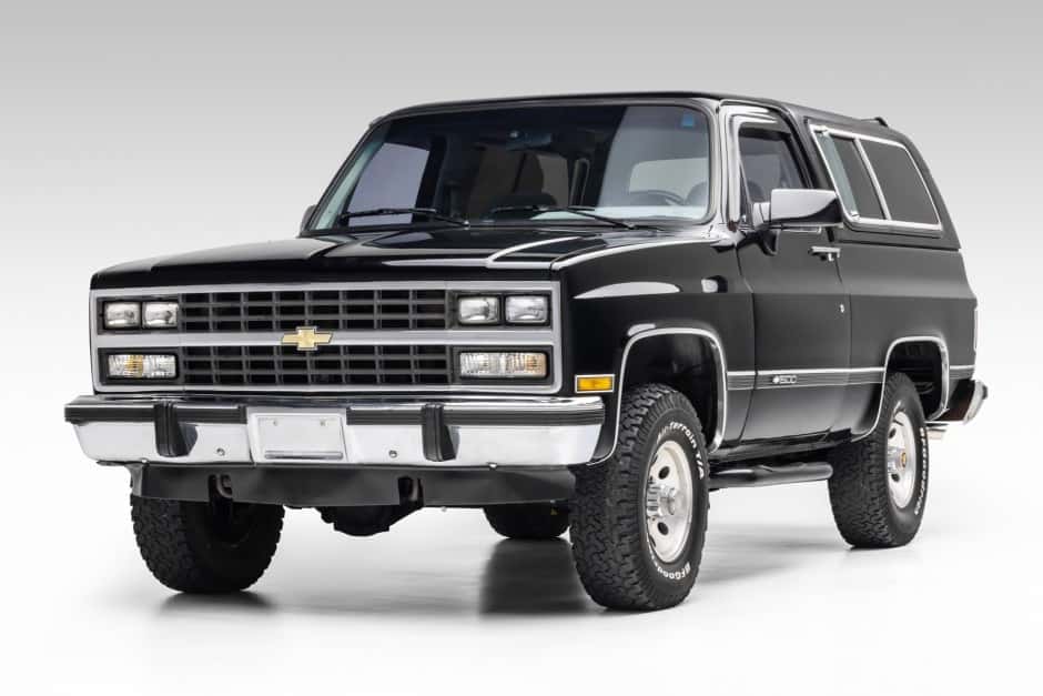 1991 Chevrolet K5 Blazer 1973-1991 sold for $28,250