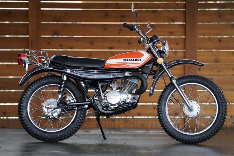 1972 Suzuki Motorcycles sold for $4,500