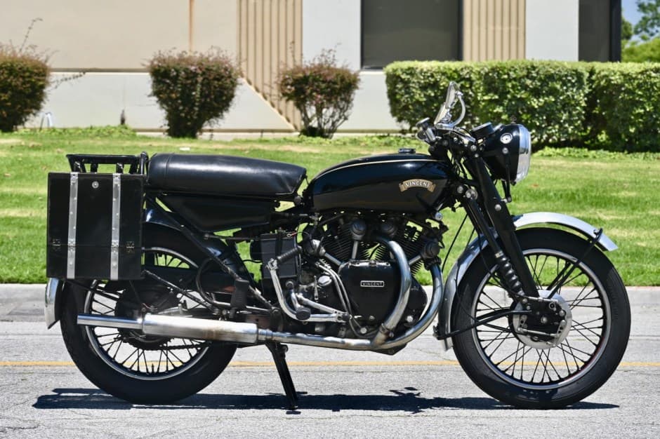 1955 Vincent Black Shadow sold for $75,000