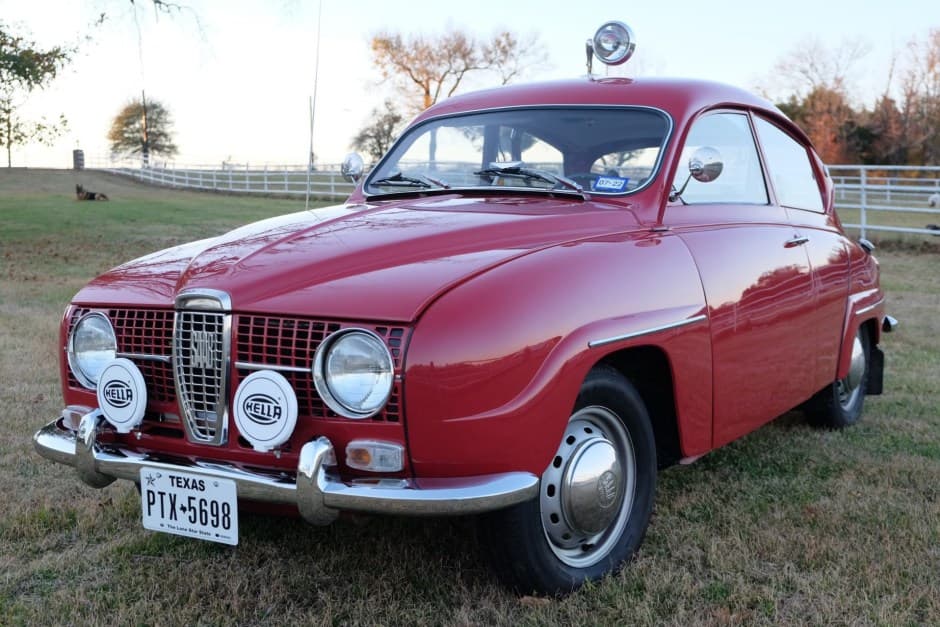 1966 Saab 96 sold for $24,200