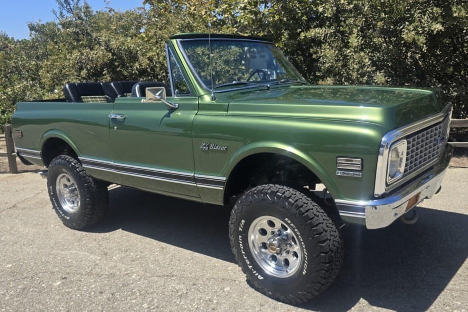1972 Chevrolet K5 Blazer 1969-1972 sold for $87,000
