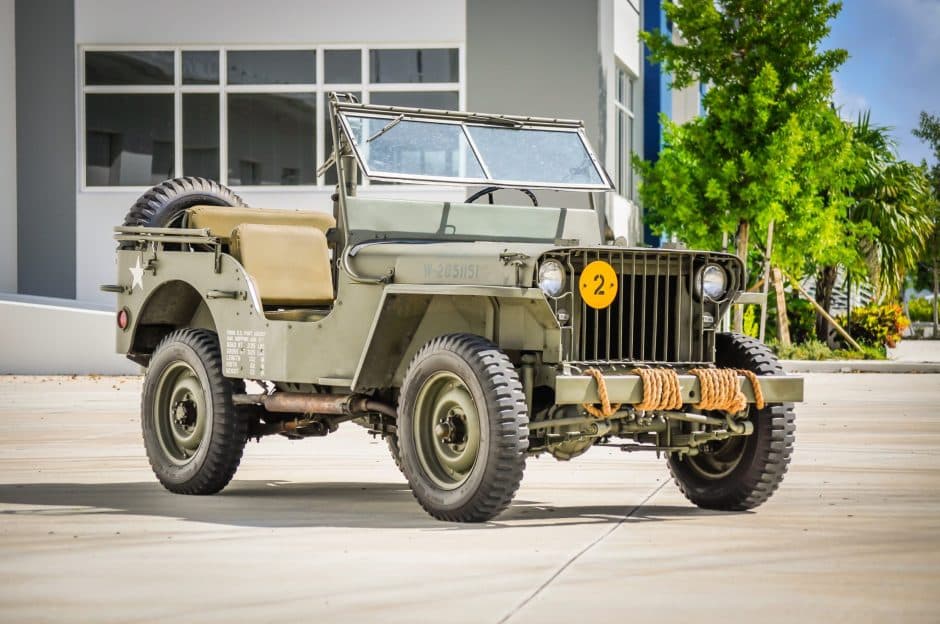 1942 Willys MB sold for $21,000