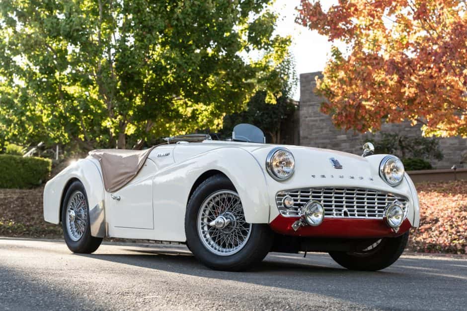 1958 Triumph TR3 sold for $31,500