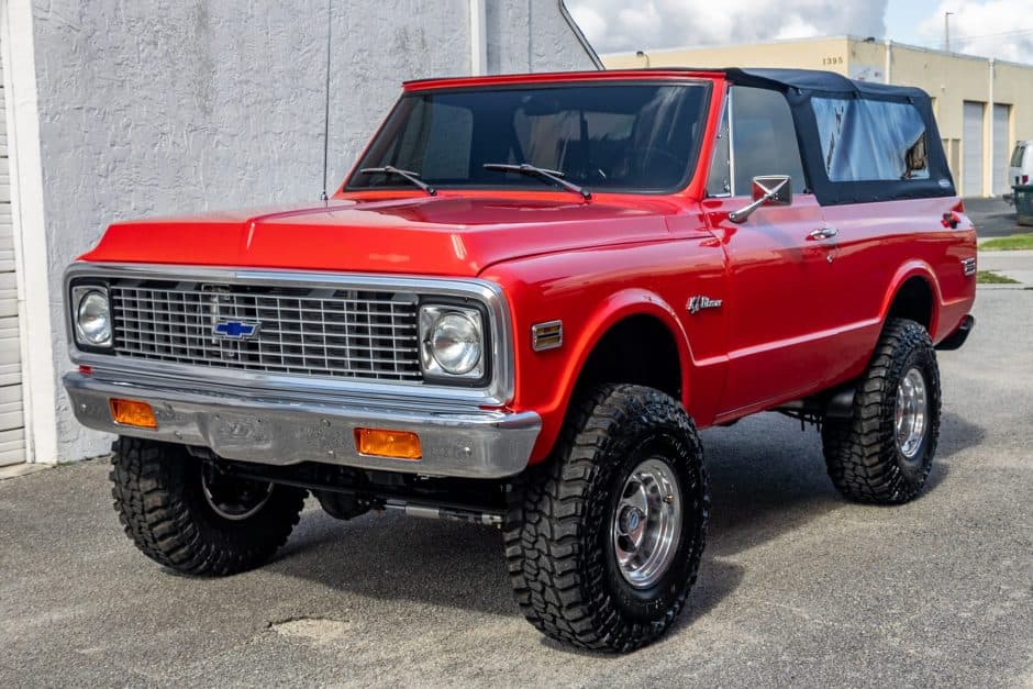 1972 Chevrolet K5 Blazer 1969-1972 sold for $60,000