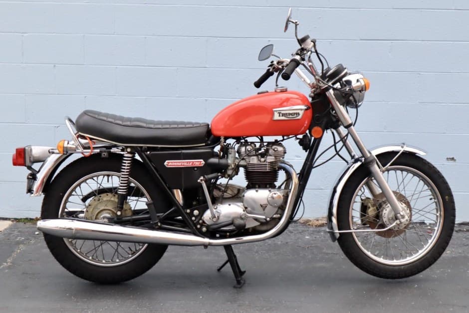 1973 Triumph Bonneville T140 sold for $6,950