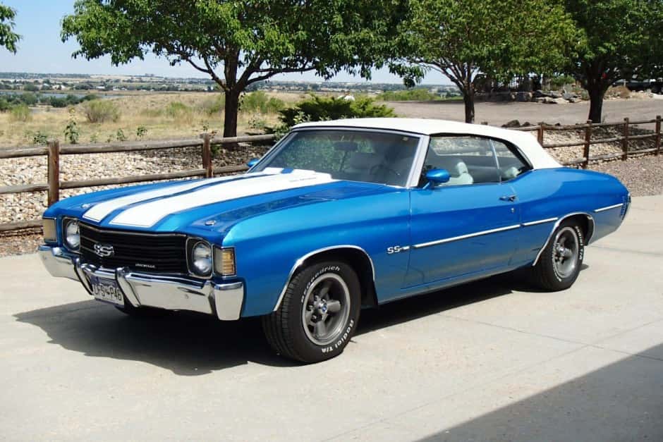 1972 Chevrolet Chevelle sold for $62,500