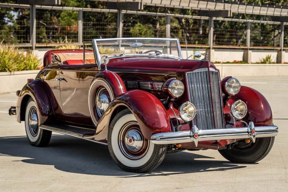 1937 Packard Eight sold for $56,000
