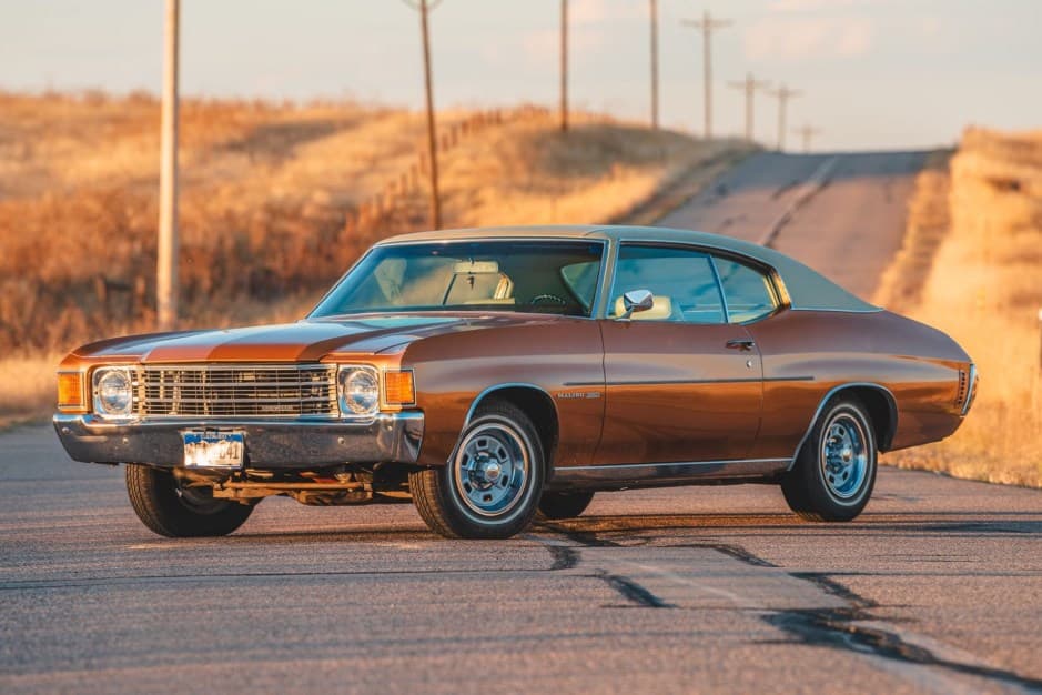 1972 Chevrolet Chevelle sold for $26,000