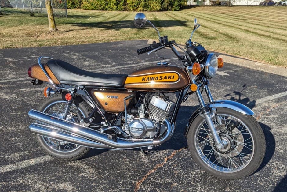 1974 Kawasaki H2 Mach IV sold for $16,130