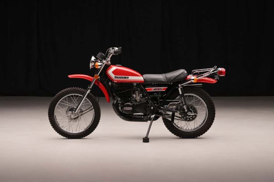 1972 Suzuki Motorcycles sold for $11,500