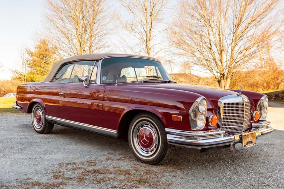 1970 Mercedes-Benz W111 Coupe & Cabriolet sold for $180,000