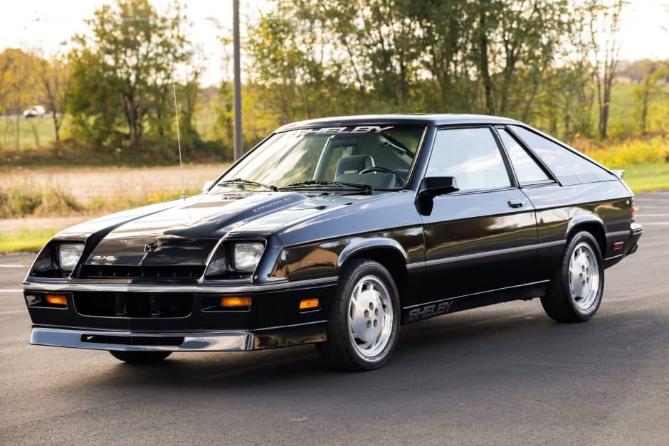 1987 Dodge Charger sold for $13,750