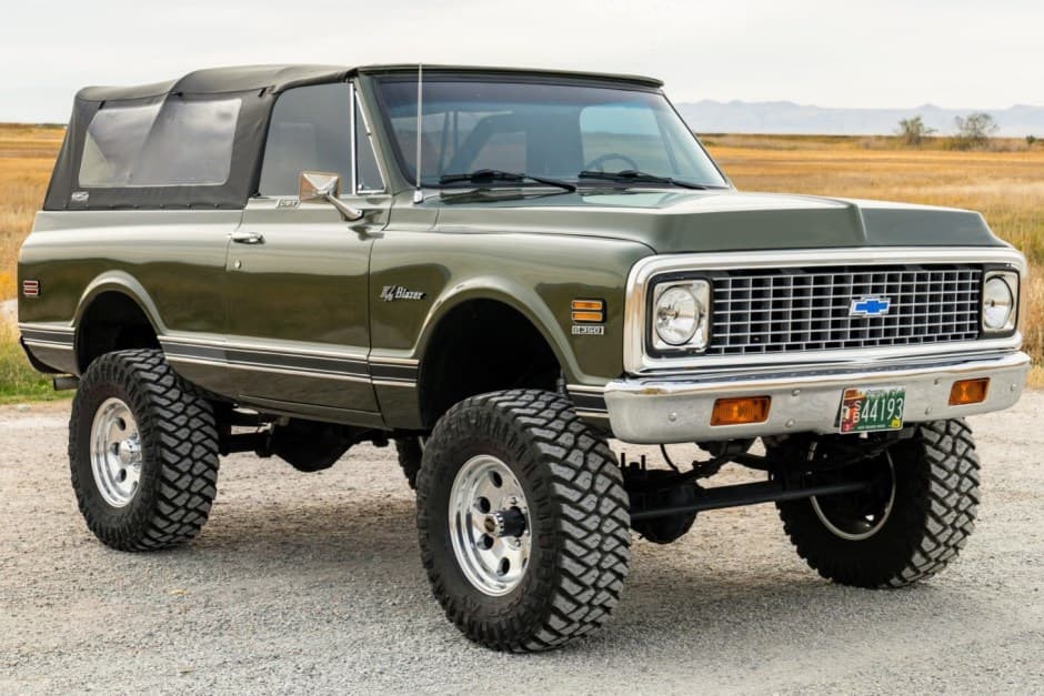 1972 Chevrolet K5 Blazer 1969-1972 sold for $54,500